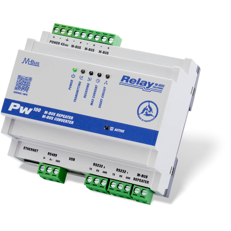 M-Bus Level converter for 100 slaves, KIT Including trafo
